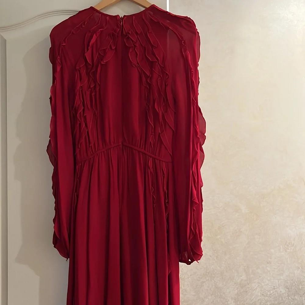 Beautiful Giambattista Vali red ruffle dress - Picture 10 of 10